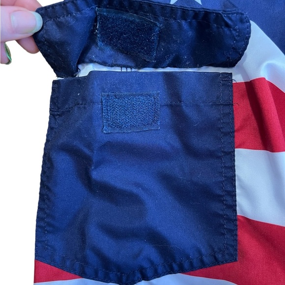 BioWorld - Mens American Flag Swim Shorts Sz. LG - Picture 2 of 5